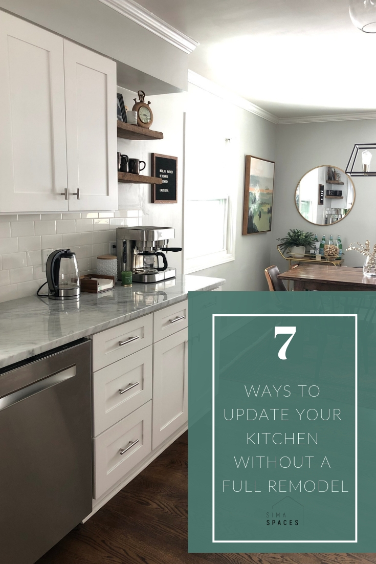 Seven Ways to Update your Kitchen on a Budget - Sima Spaces