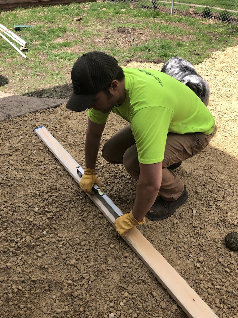 How to Lay a Paver Patio - Sima Spaces