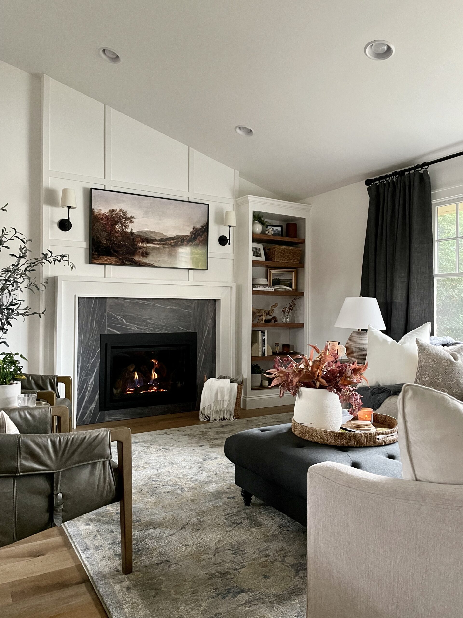 Modern Traditional Living Room Reveal - Sima Spaces